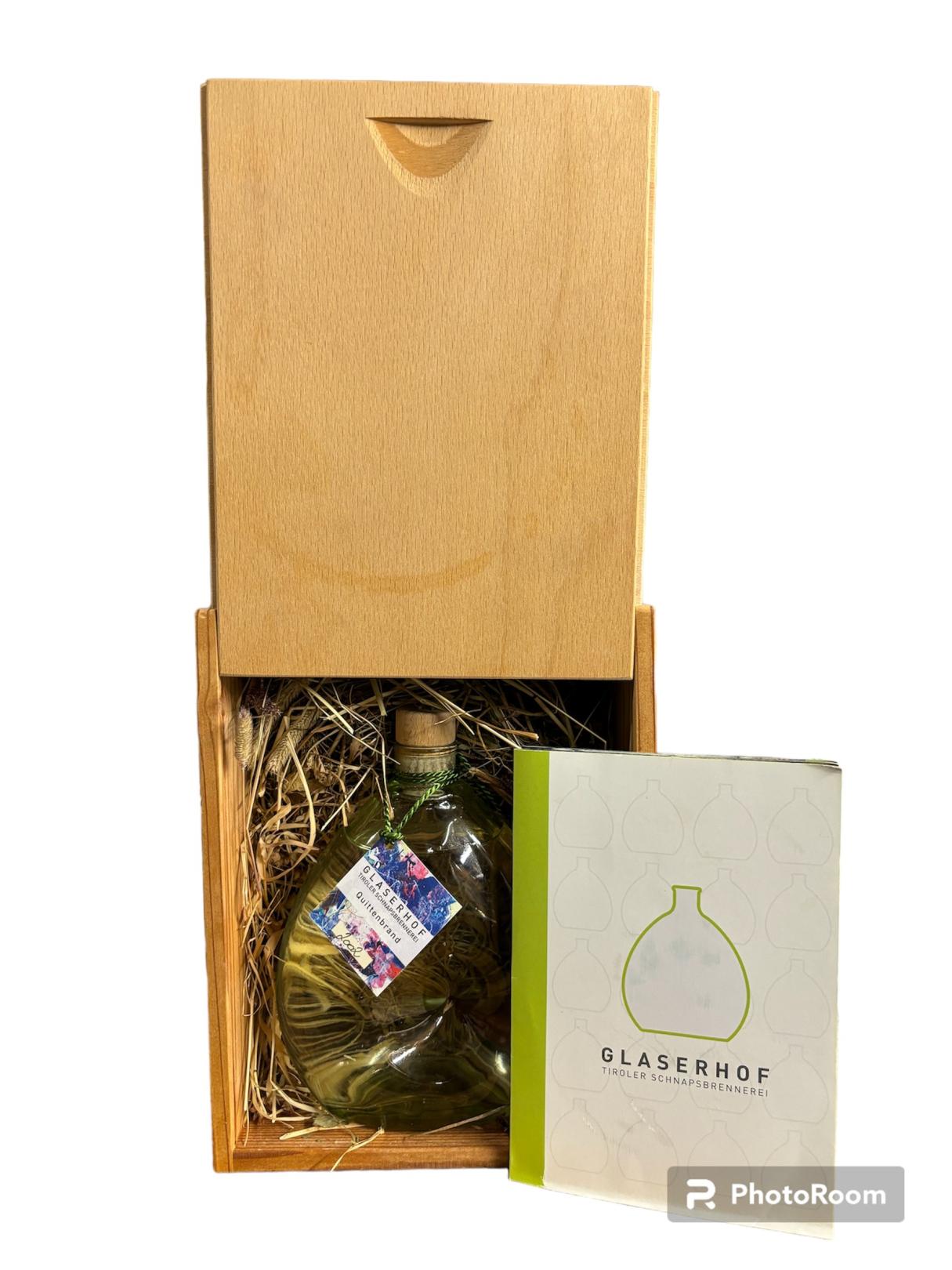 Glaserhof Zwetschke in der Holzbox Glaserhof Zwetschke in der Holzbox