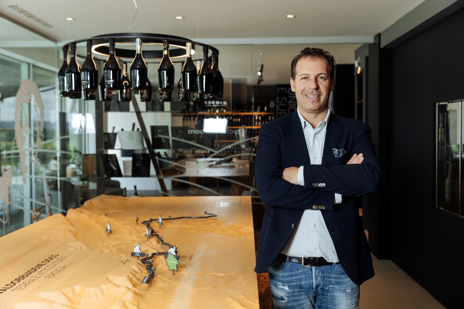 Prosecco- und Weinverkostung Andreola, Valdobbiadene, Italien