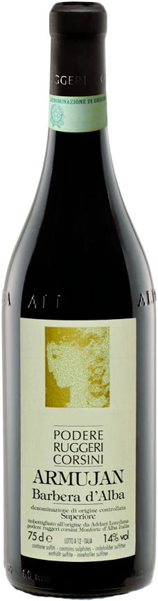 Ruggeri Corsini Barbera d`Alba DOC Superiore Armujan in der Holzbox