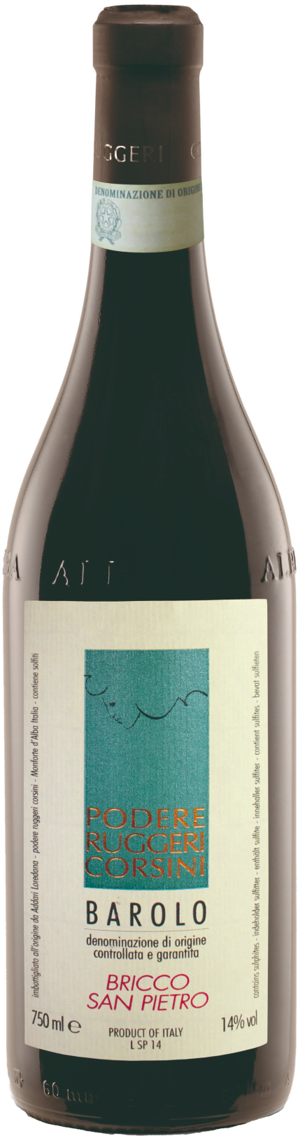 Ruggeri Corsini Barolo Brico San Pietro DOCG in der Holzbox Ruggeri Corsini Barolo Brico San Pietro DOCG in der Holzbox