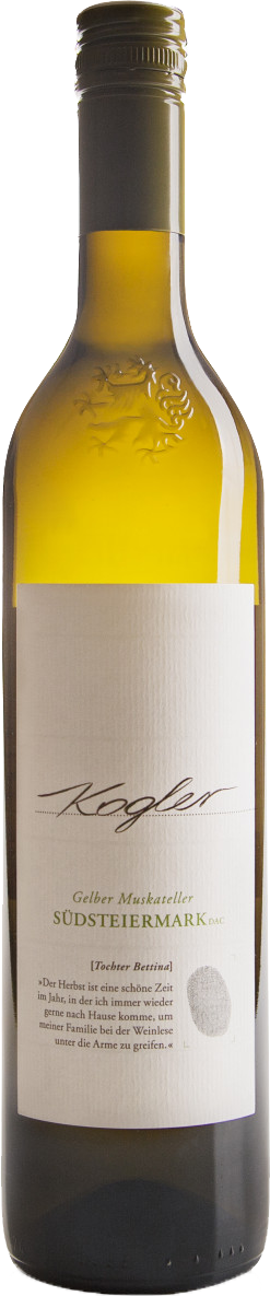 Weingut Kogler, Gelber Muskateller, Südsteiermark DAC Weingut Kogler, Gelber Muskateller, Südsteiermark DAC