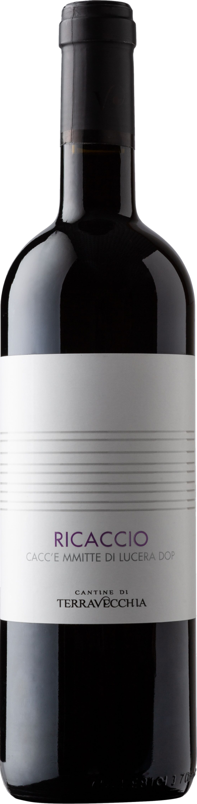 Terravecchia Ricaccio, Cacc`e Mmitte di Lucera, Rosso DOP Terravecchia Ricaccio, Cacc`e Mmitte di Lucera, Rosso DOP